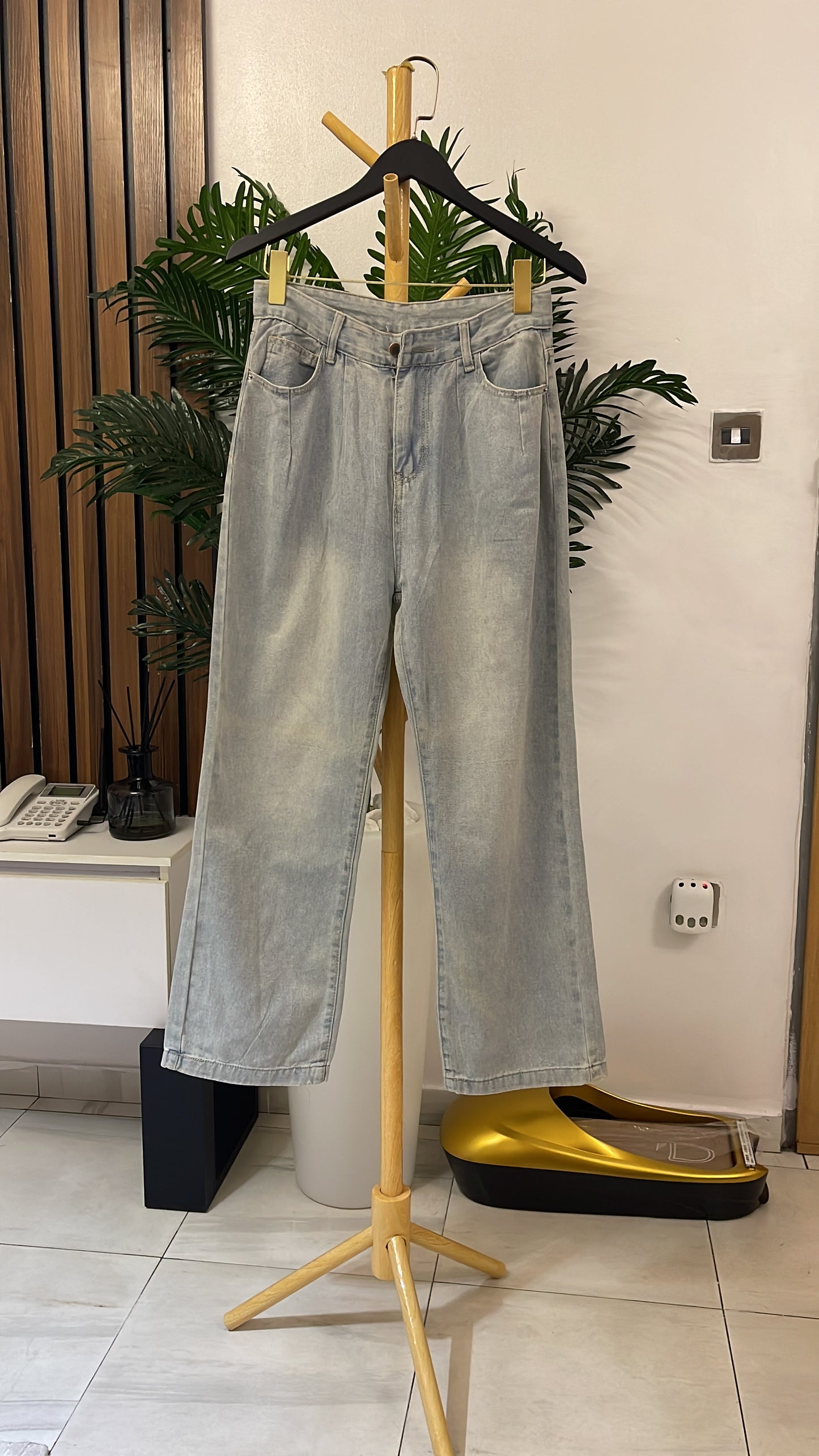 Blue Boyfriend Jeans