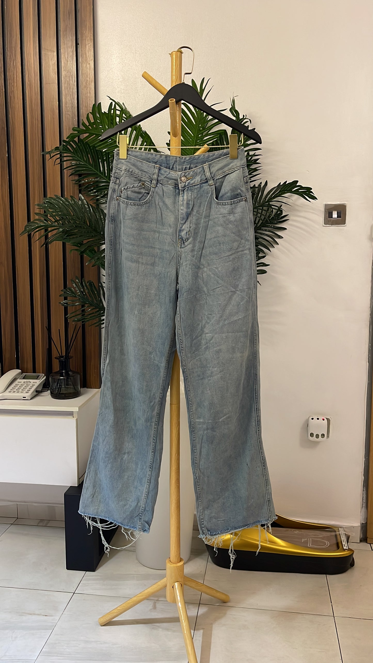 Blue Boyfriend Jeans