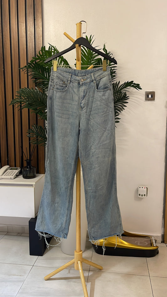 Blue Boyfriend Jeans