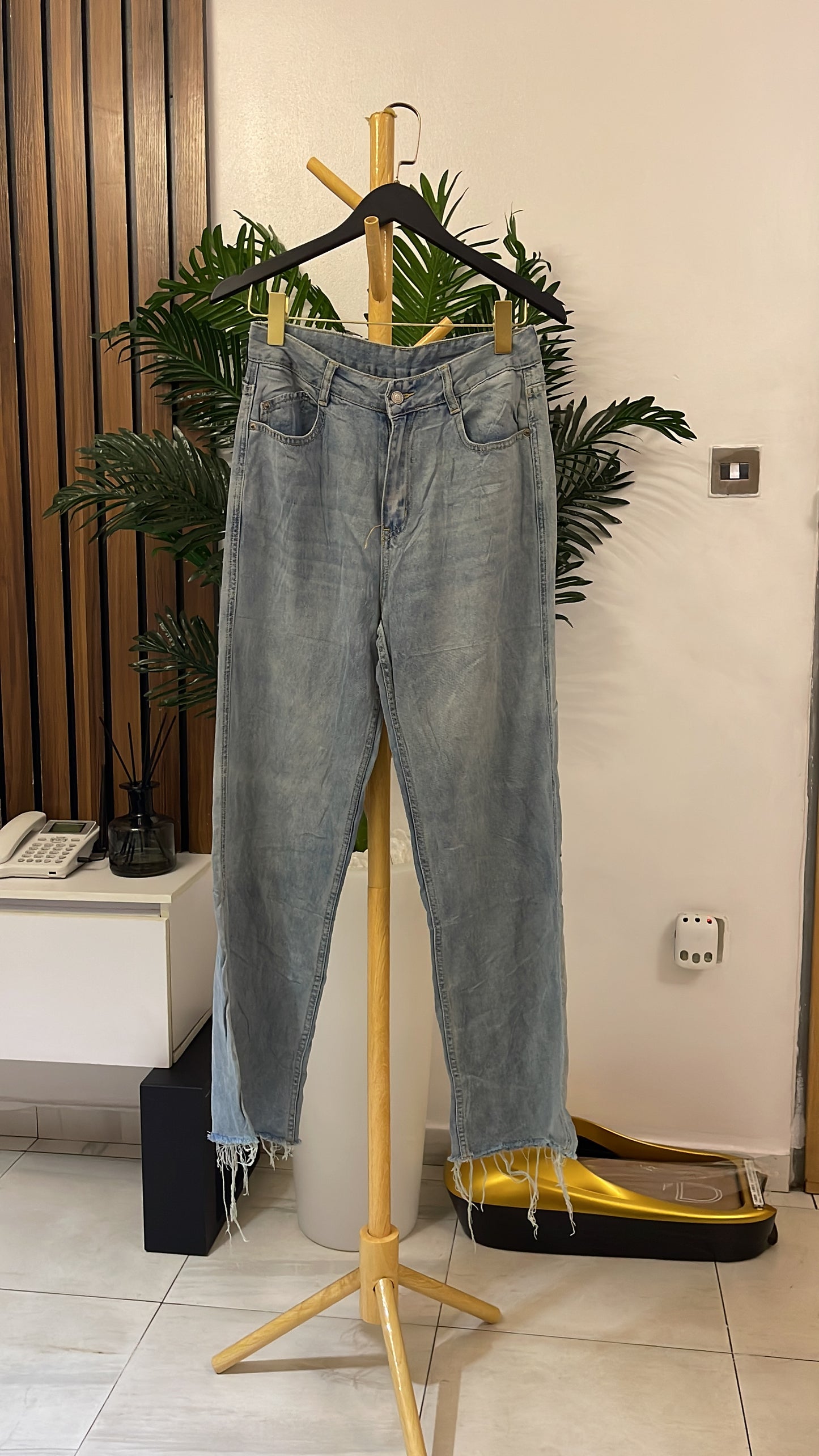 Blue Boyfriend Jeans