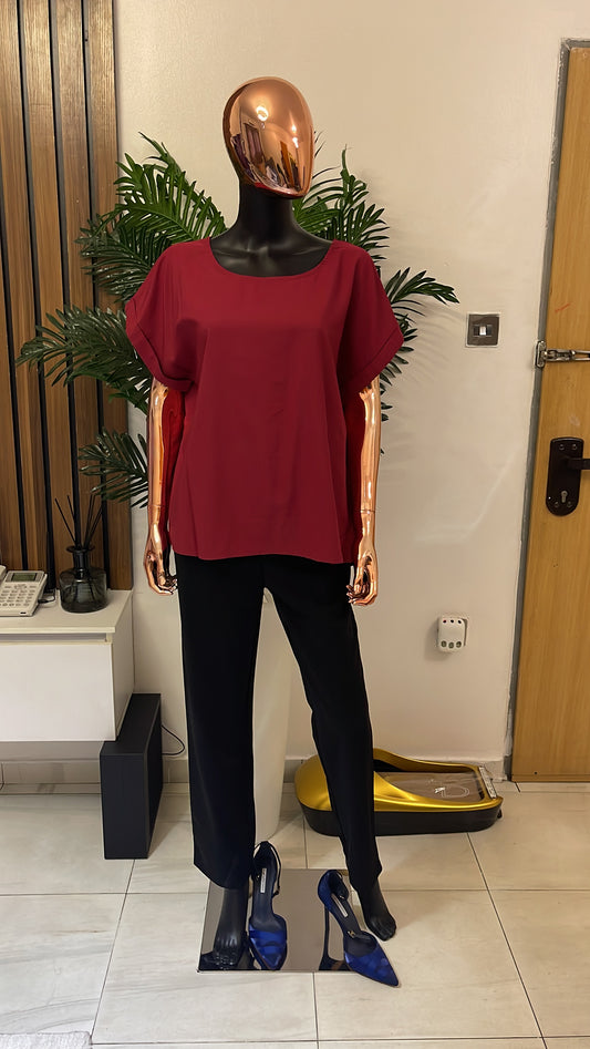 Maroon Blouse