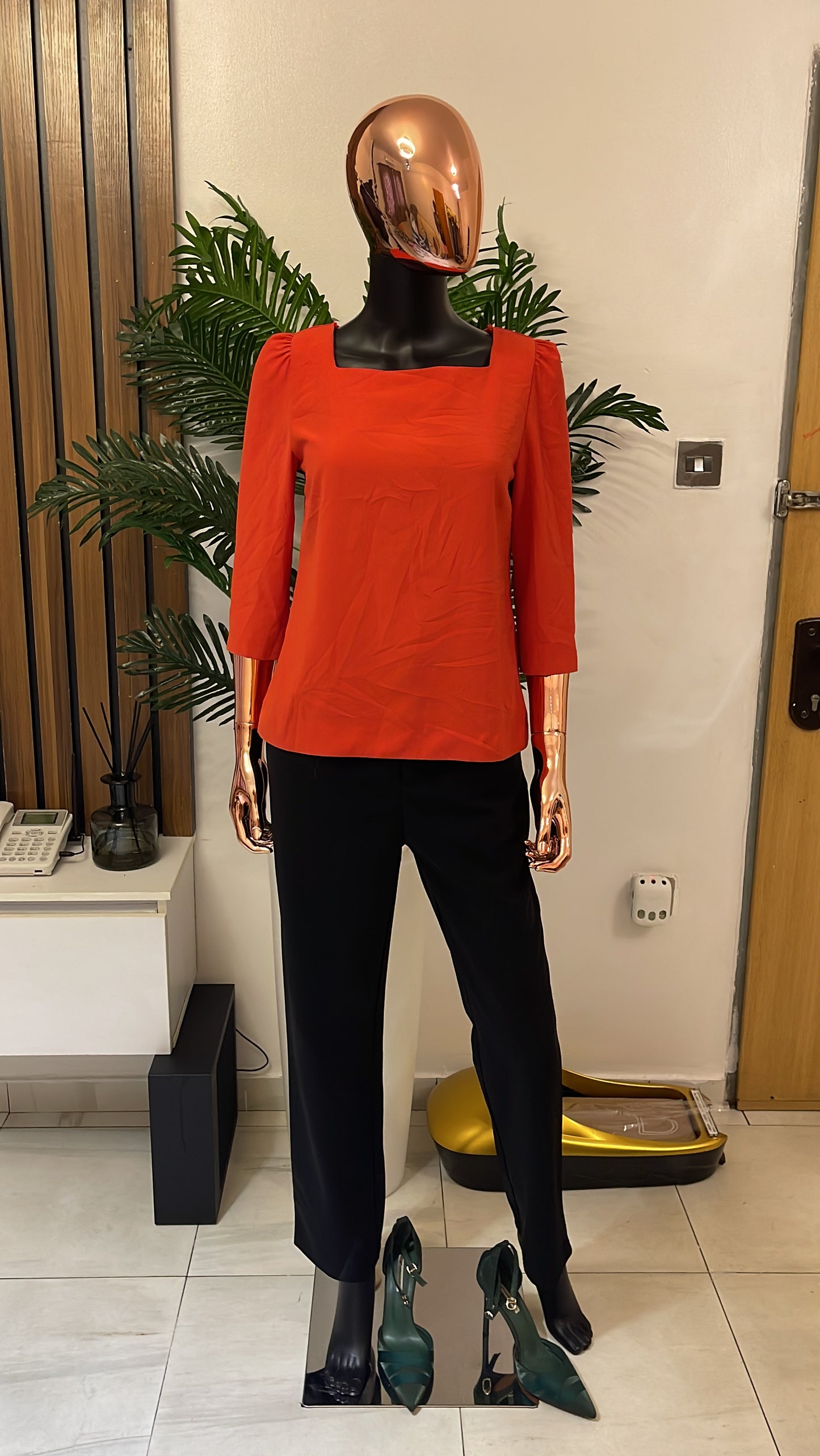 Orange Blouse