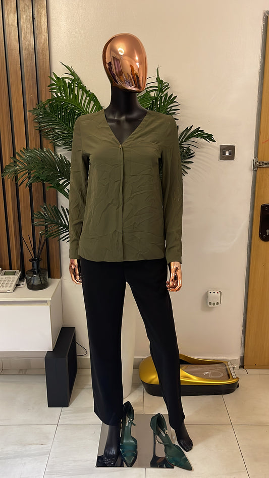 Army Green Blouse