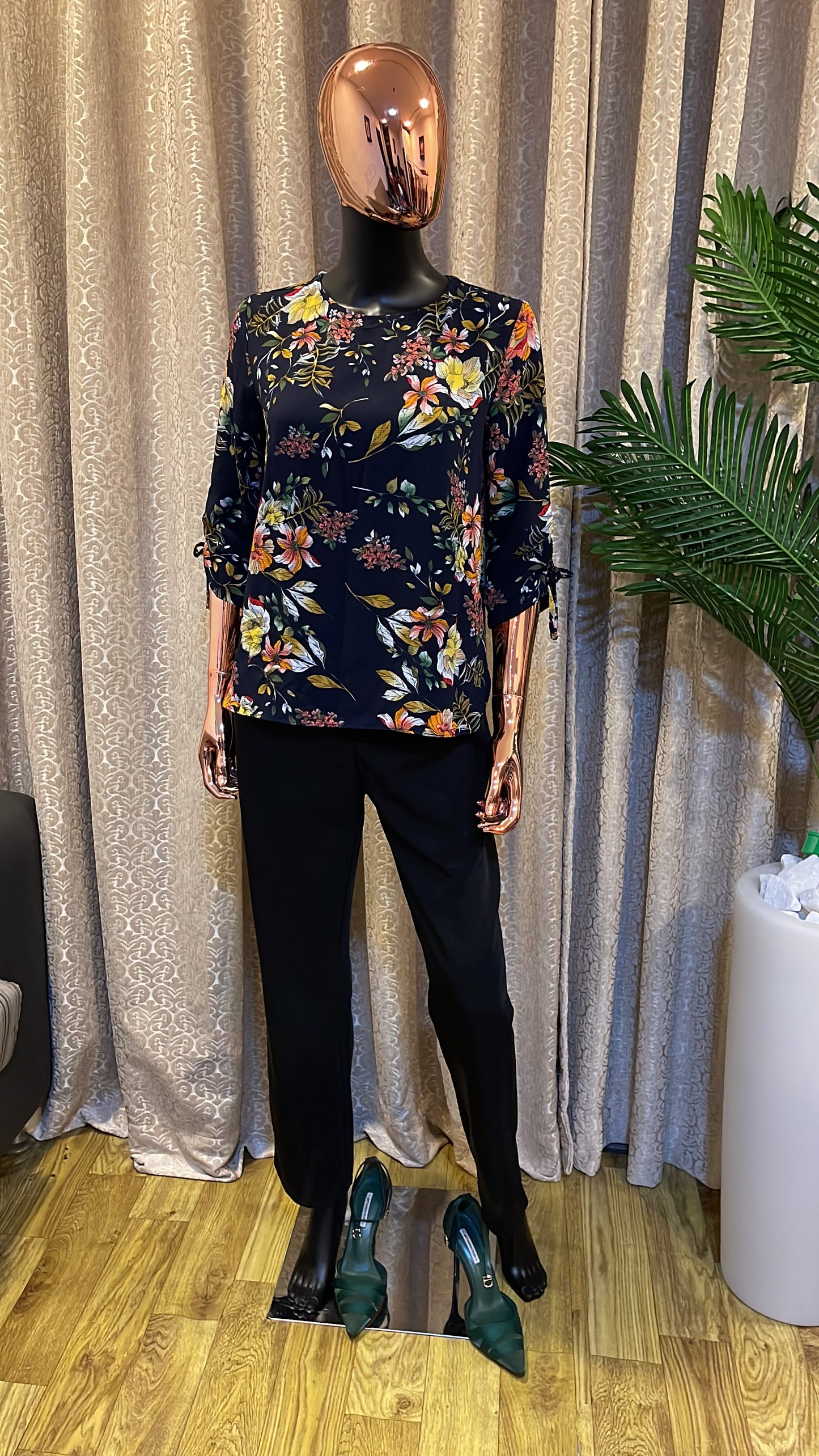 Dark Blue Blouse