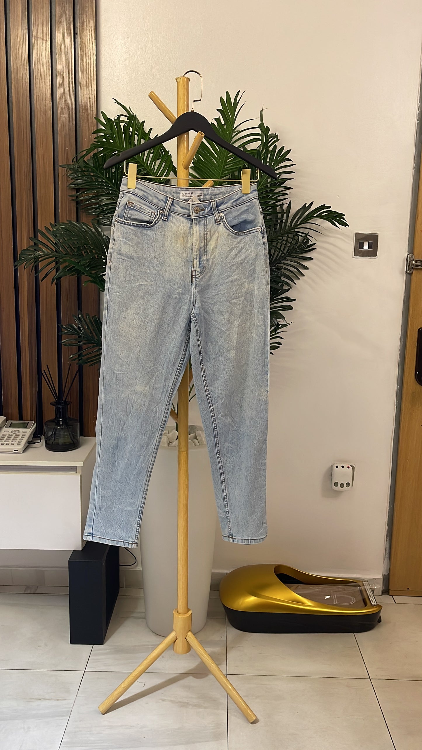Blue Boyfriend Jeans