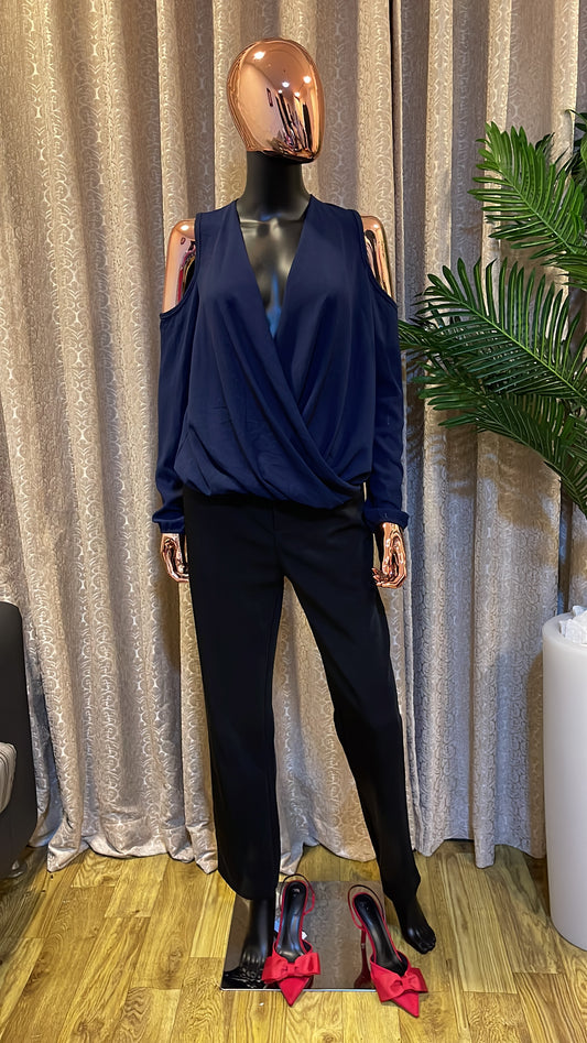 Dark Blue Blouse