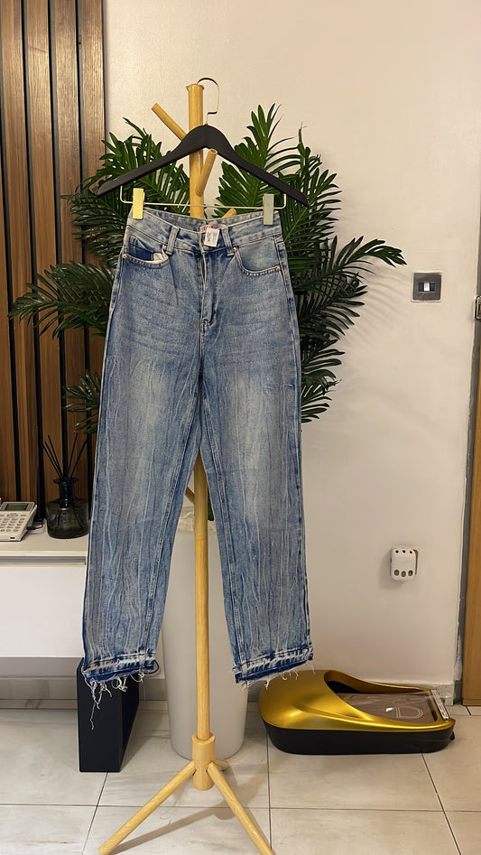 Blue Boyfriend Jeans