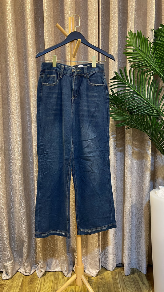 Blue Boyfriend Jeans