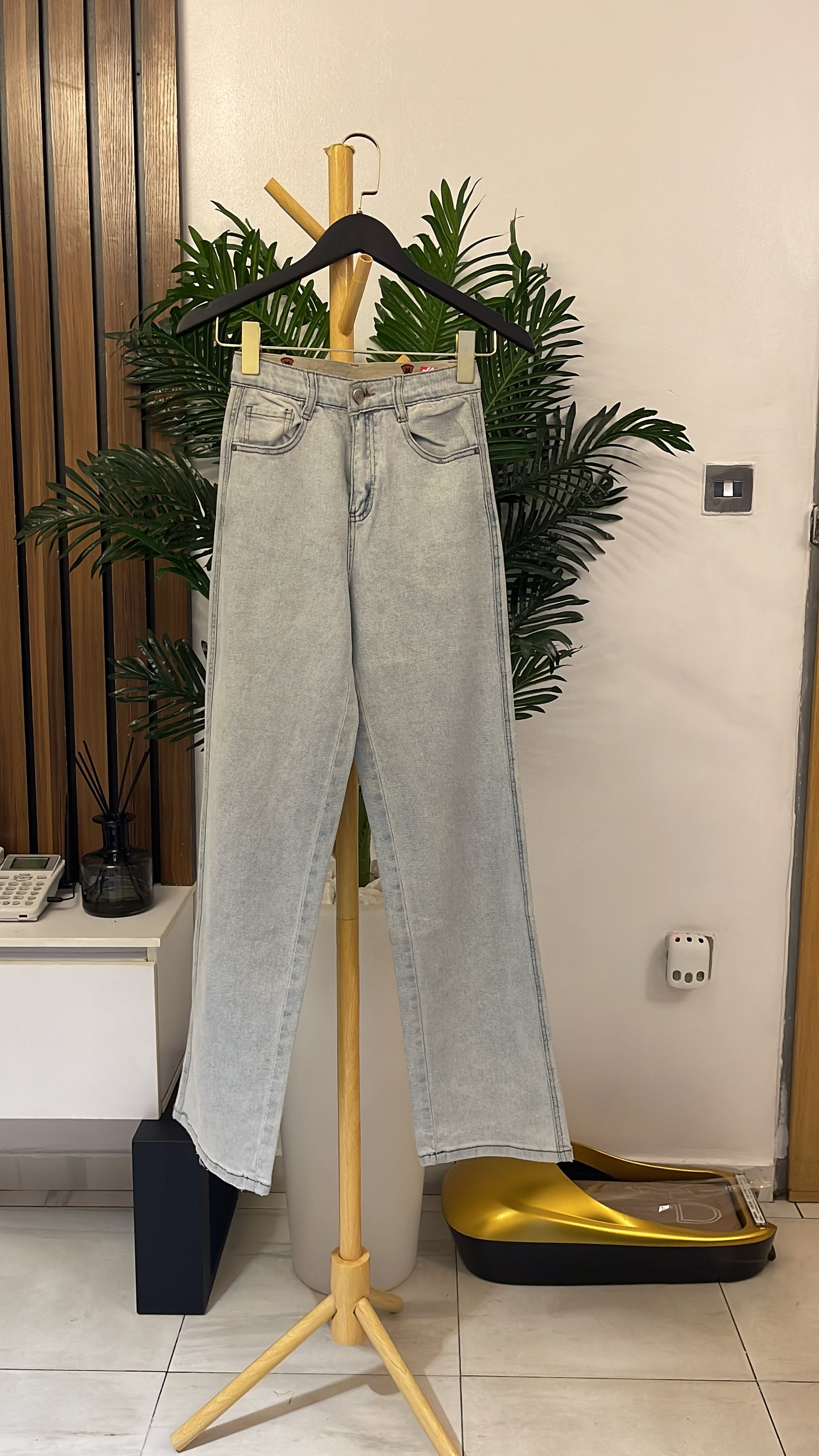 Blue Boyfriend Jeans