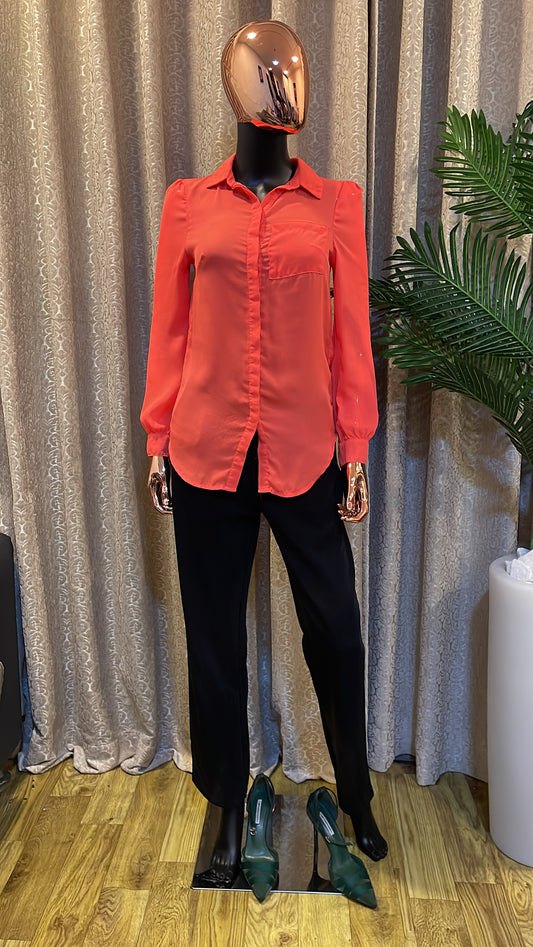 Orange Blouse