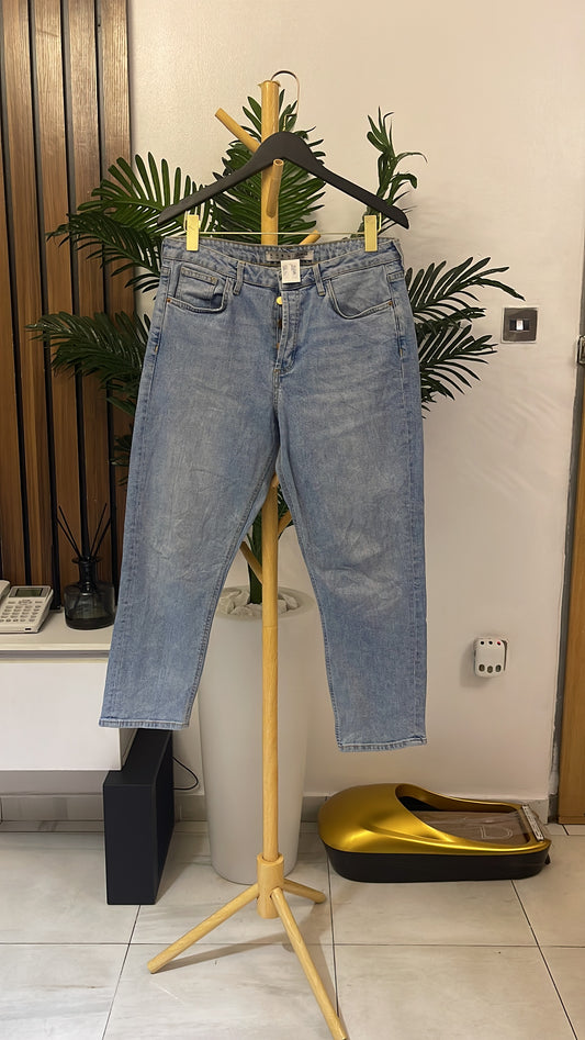 Blue Straight Jeans