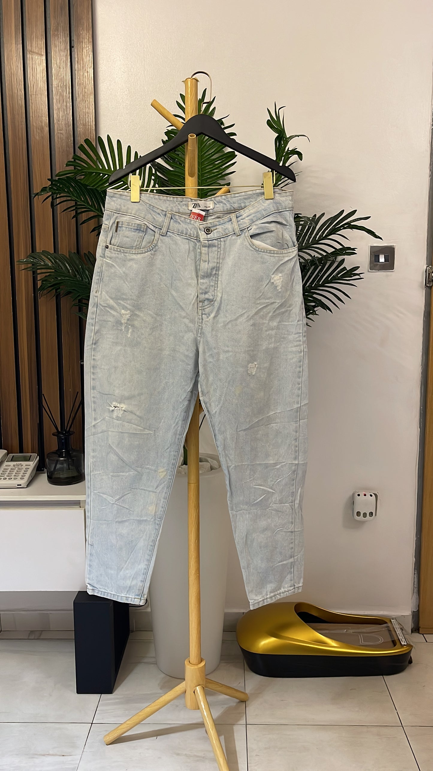 Blue Mom Jeans