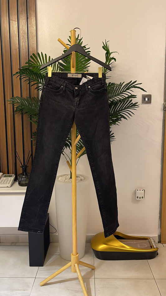 Gray Straight Jeans