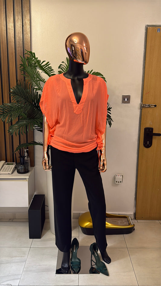 Orange Blouse