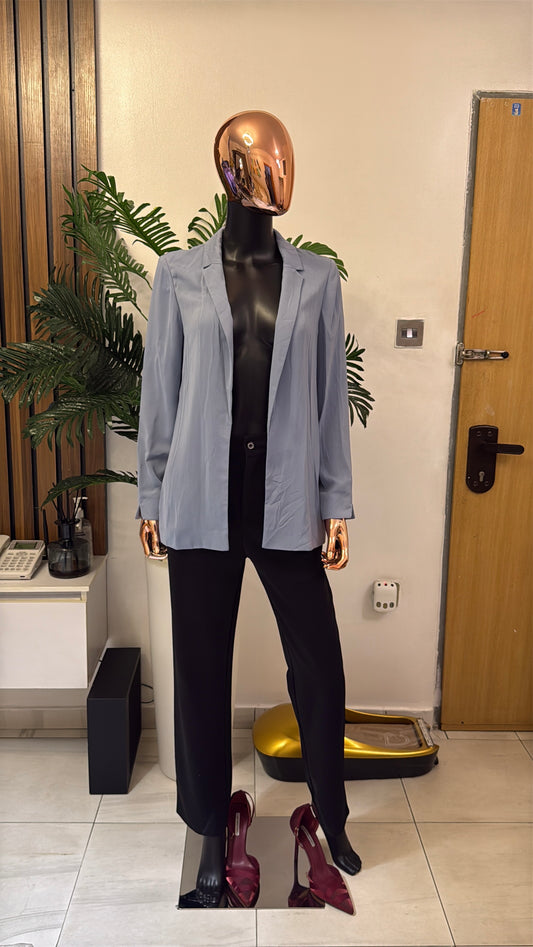Blue Blazer Blouse