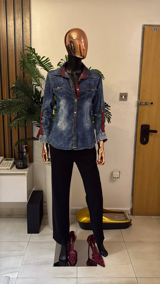 Jean Shirt Blouse