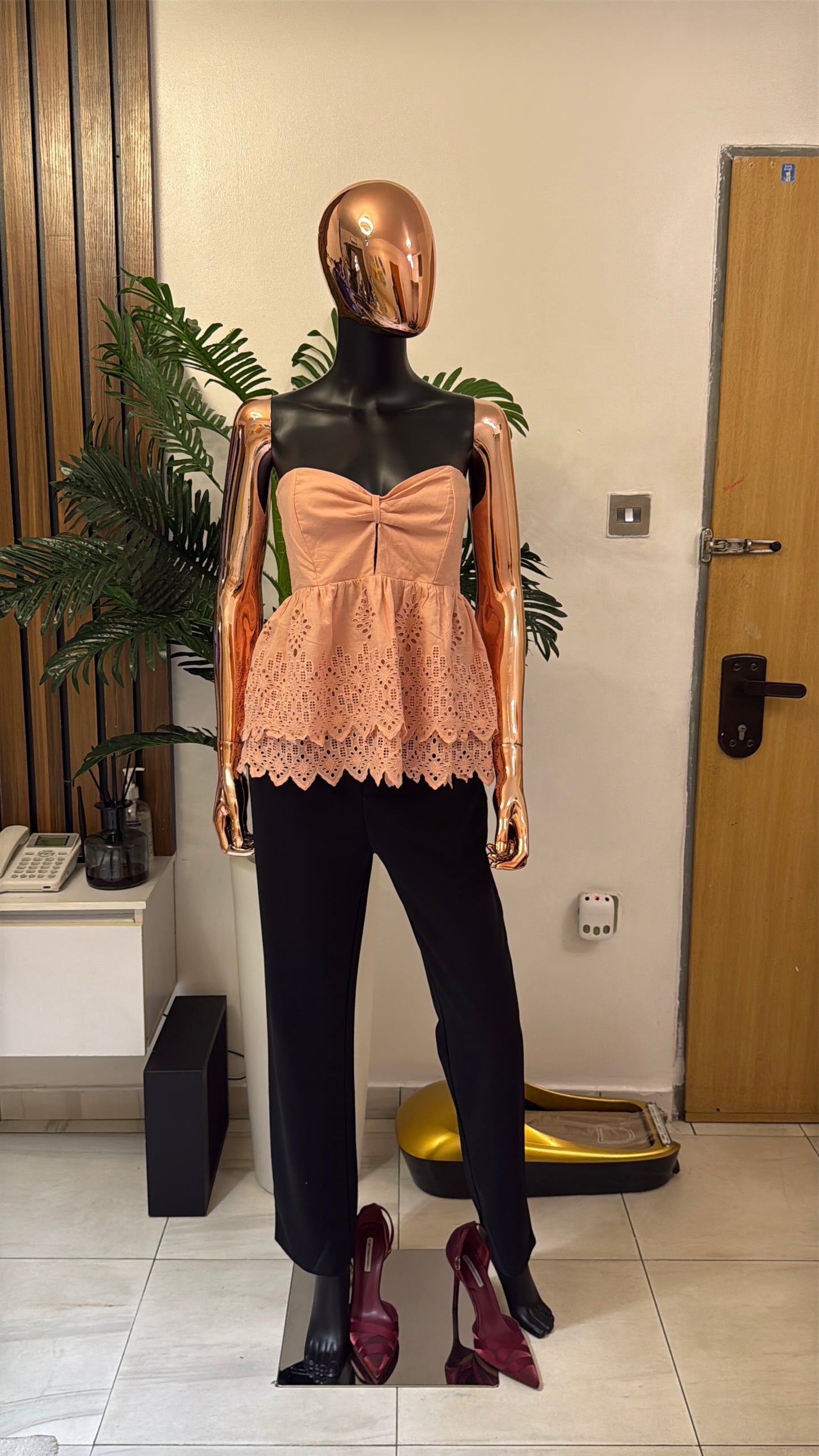 Peach Blouse