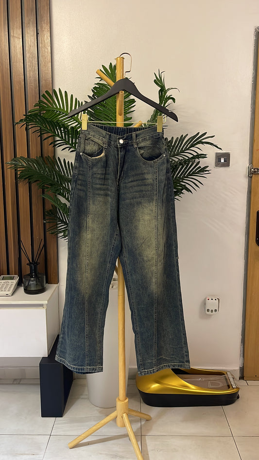 Blue Palazzo Jeans