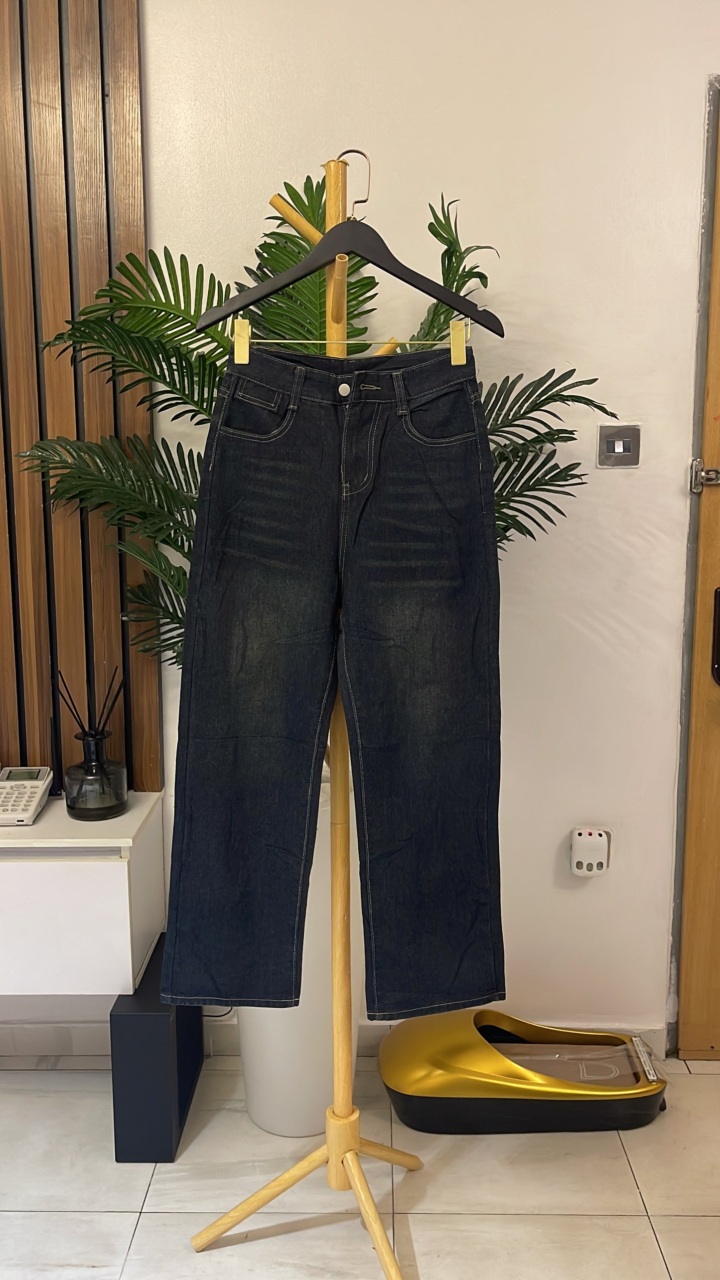 Blue Boyfriend Jeans
