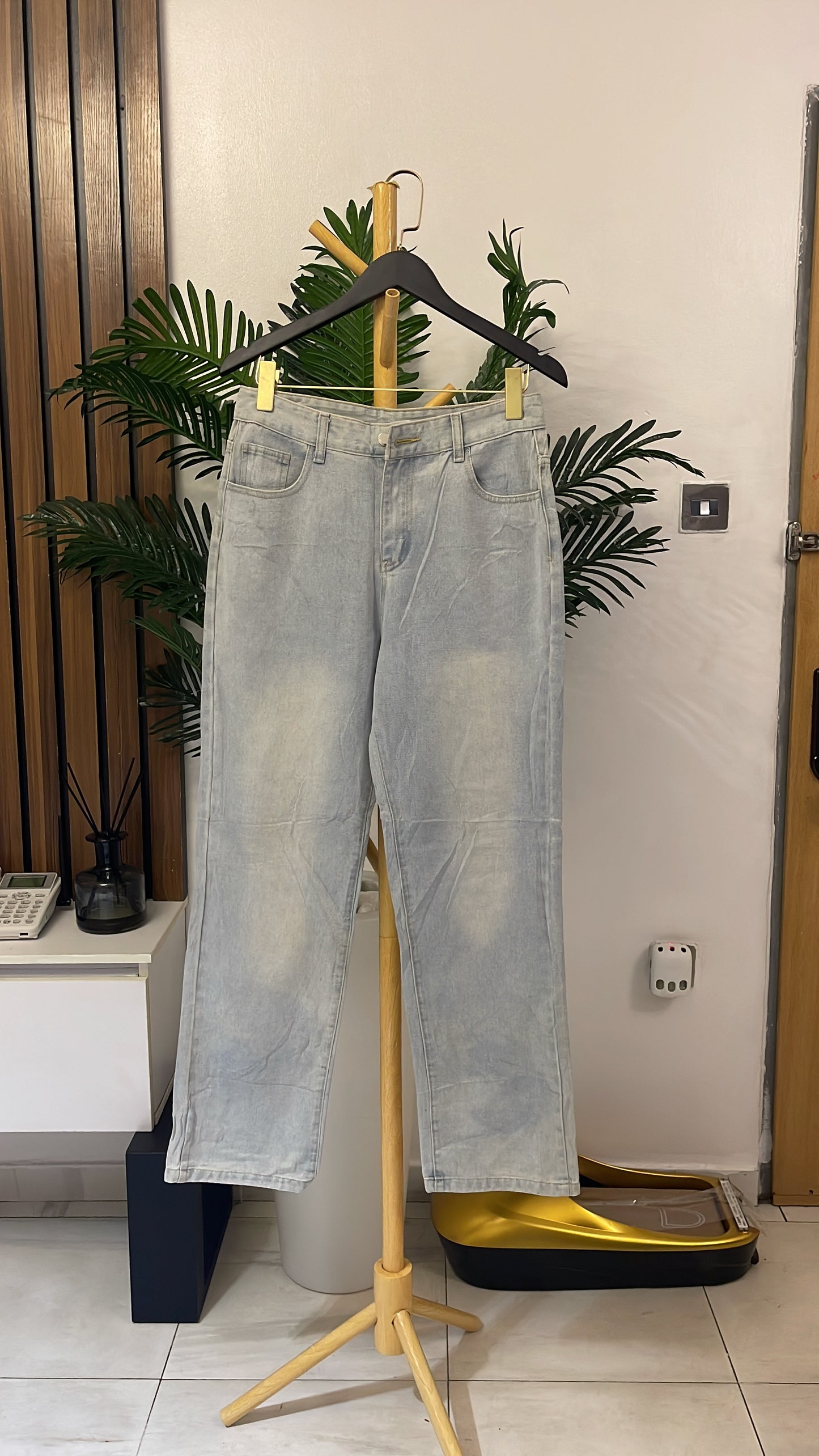 Blue Boyfriend Jeans