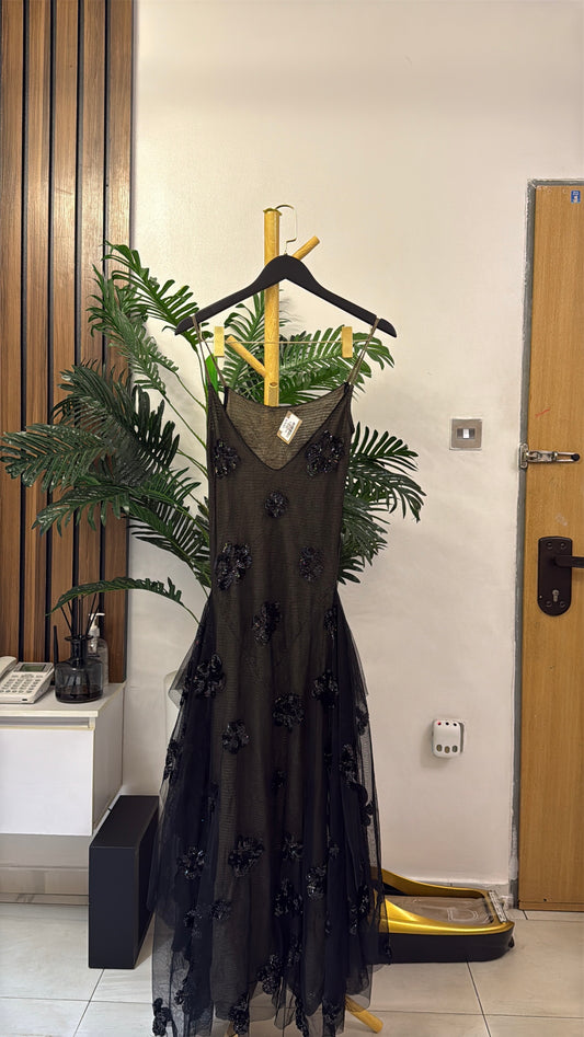 Black and Brown Gown