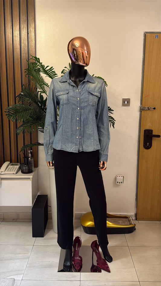 Jean Shirt Blouse