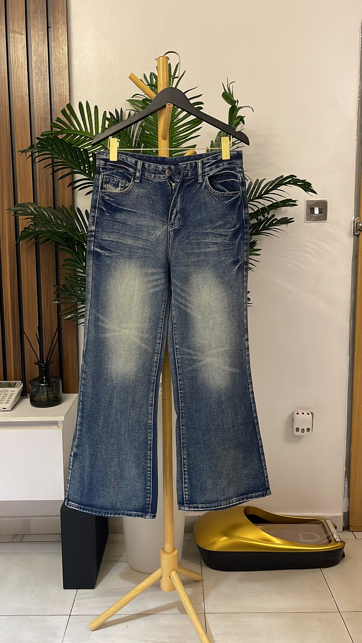 Blue Flare Jeans