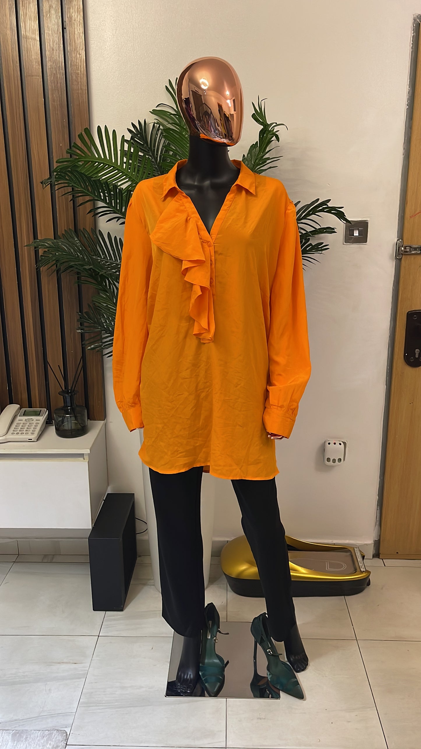 Orange Blouse