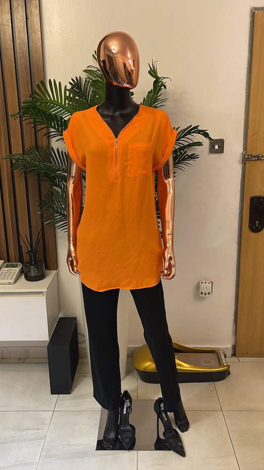 Orange Blouse