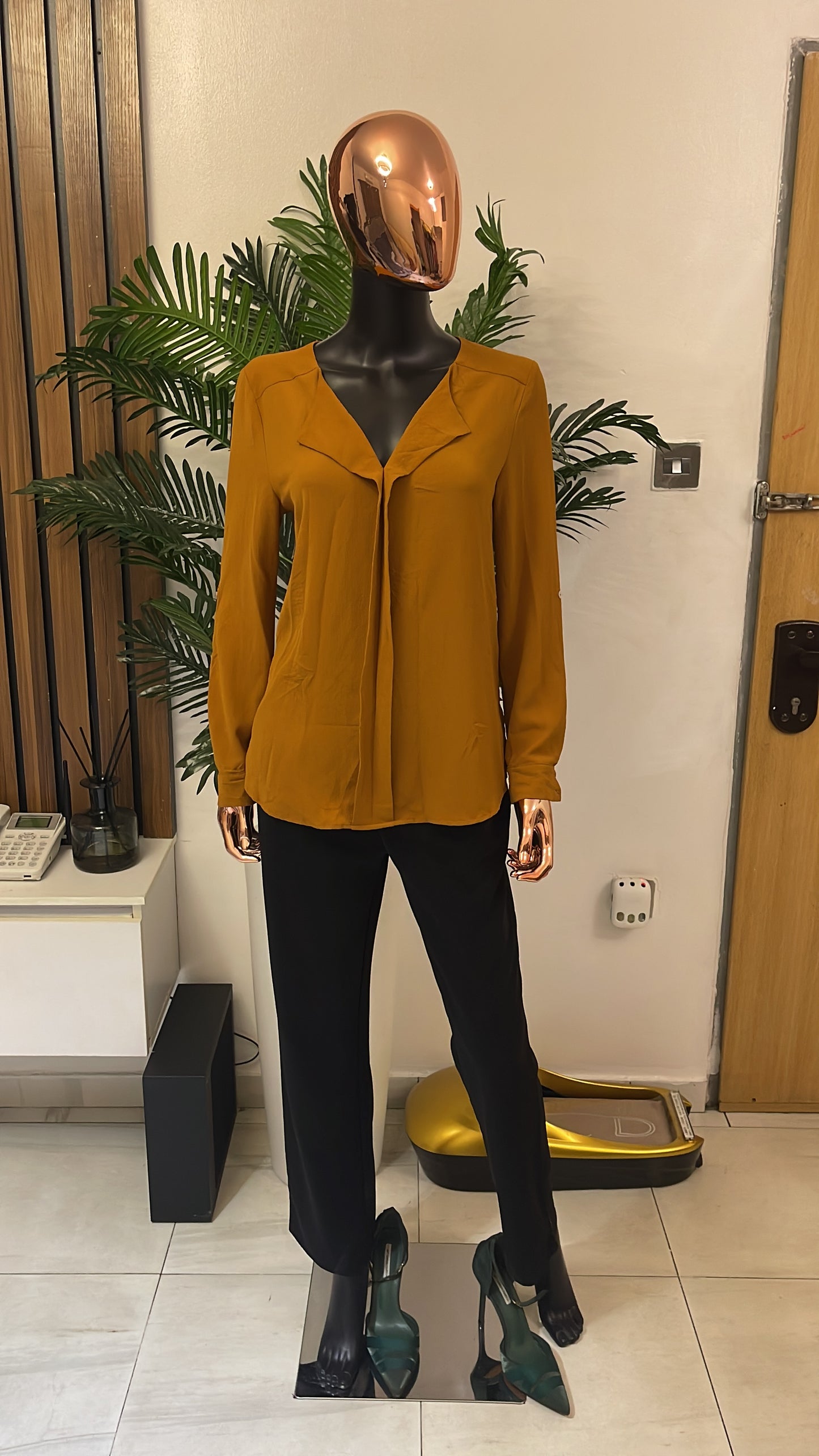 Brown Blouse