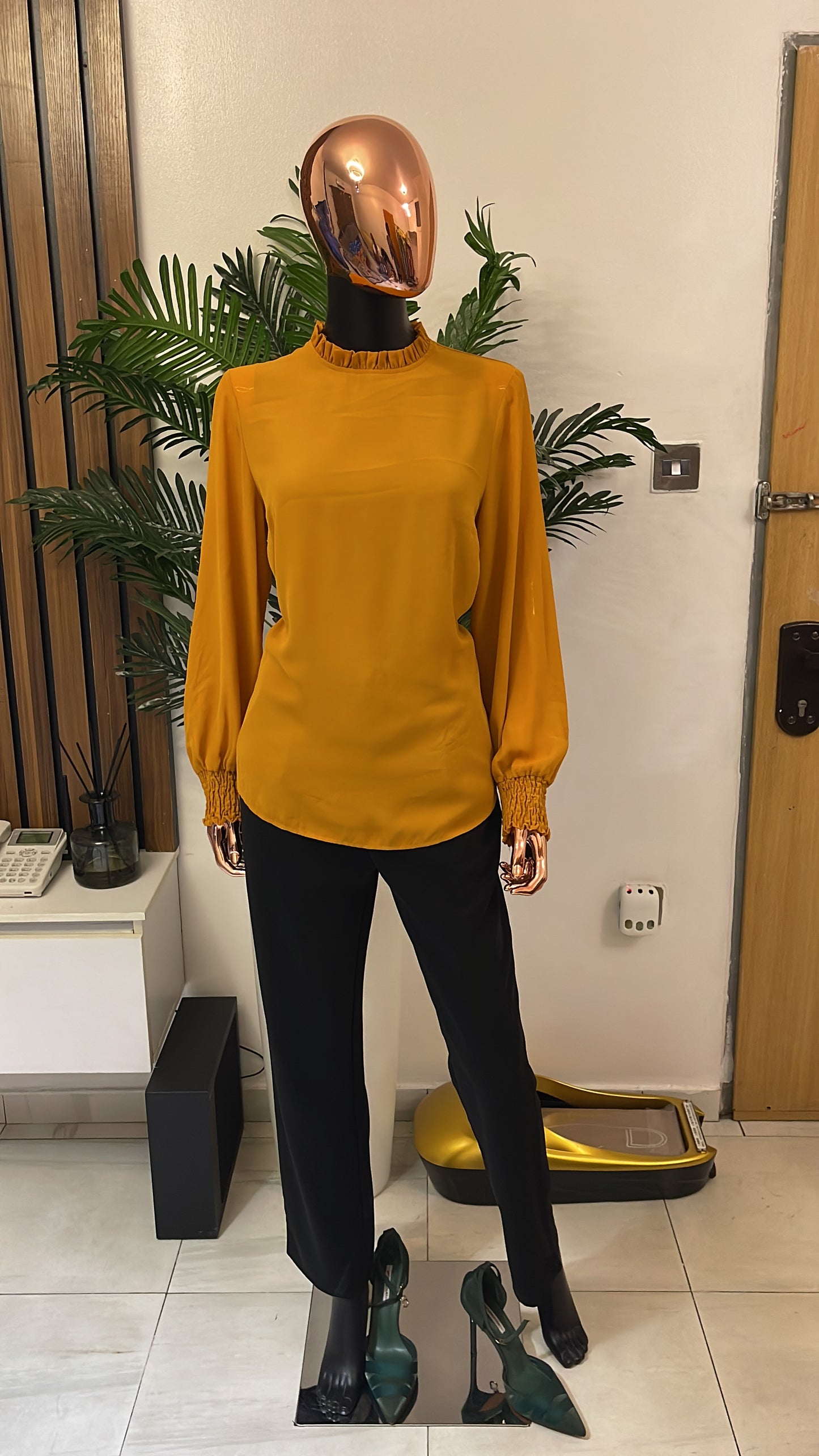 Dark Yellow Blouse
