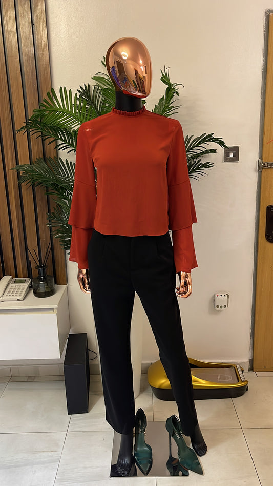 Mud Brown Blouse