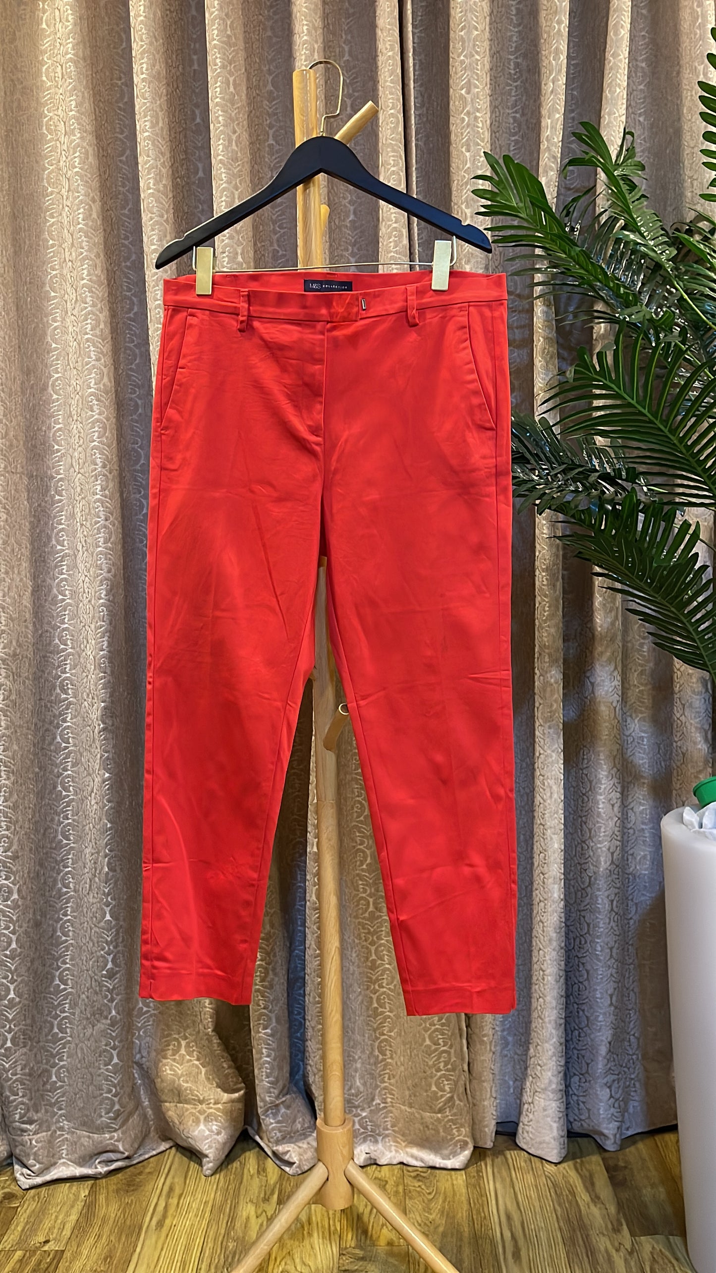 Orange Plain Trouser