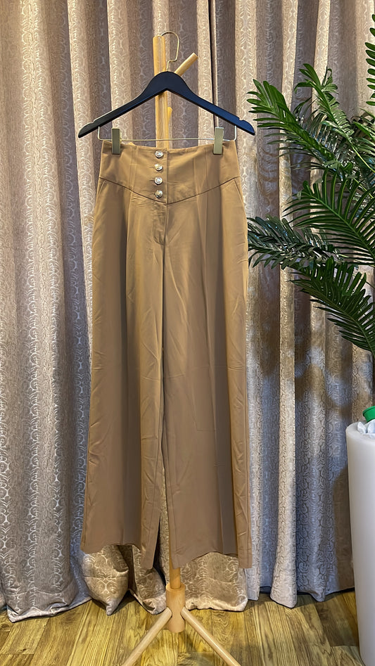 Brown Palazzo Trouser