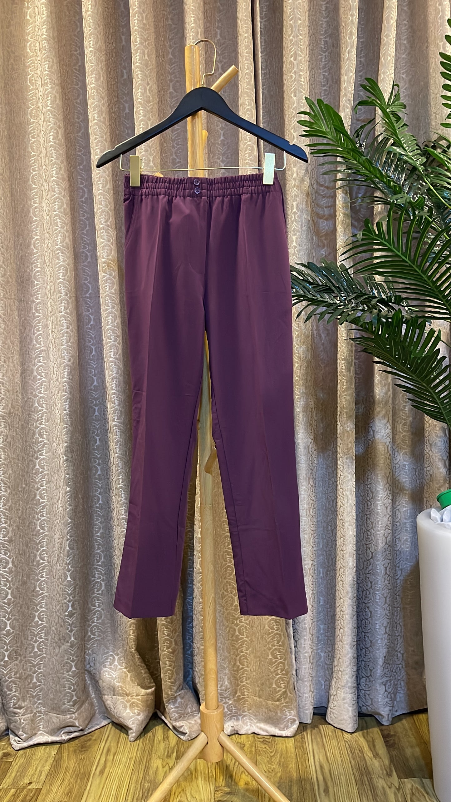 Purple Plain Trouser