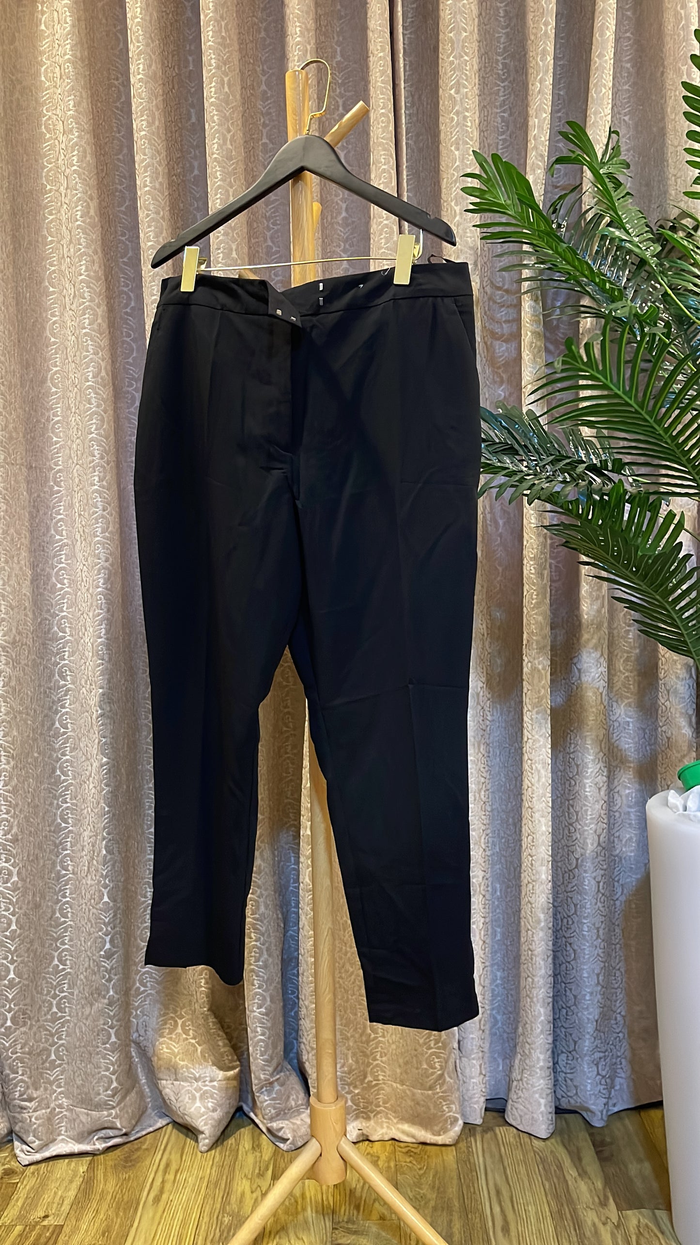 Black Plain Trouser