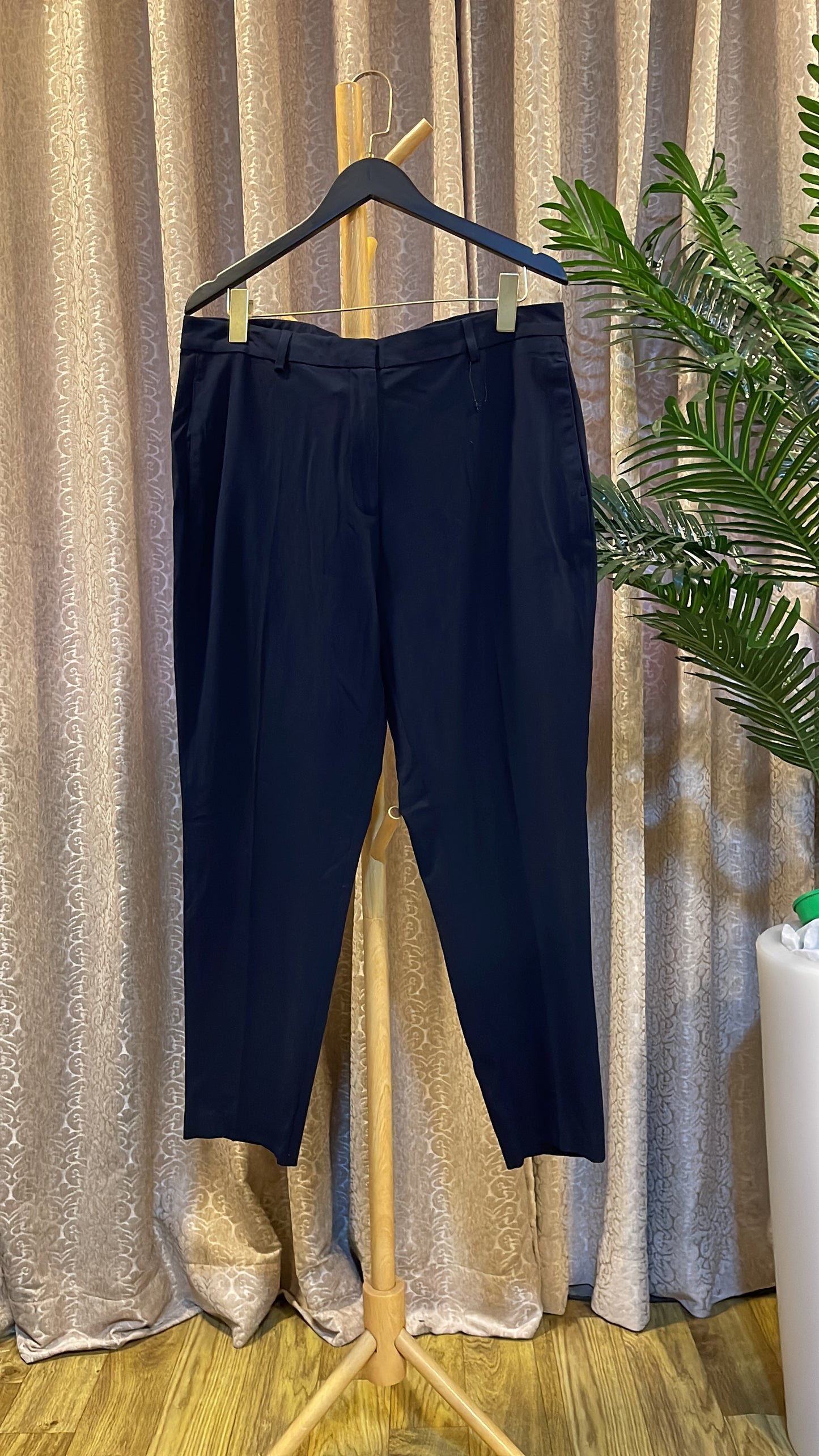 Dark Blue Plain Trouser