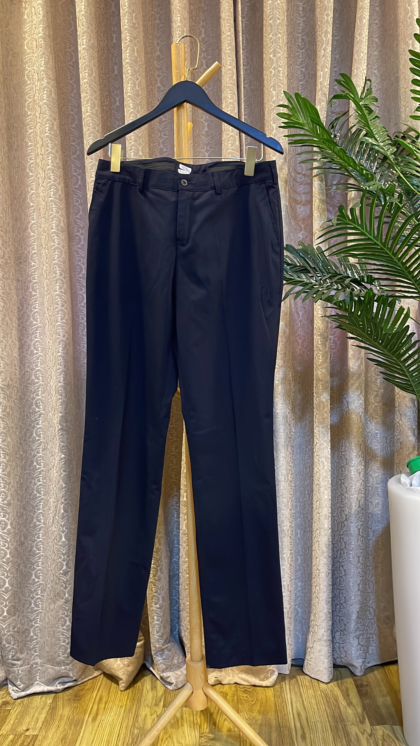 Dark Blue Plain Trouser