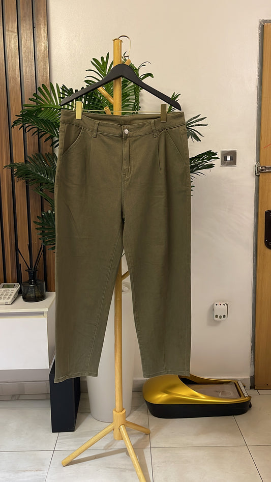 Green Mom Jeans