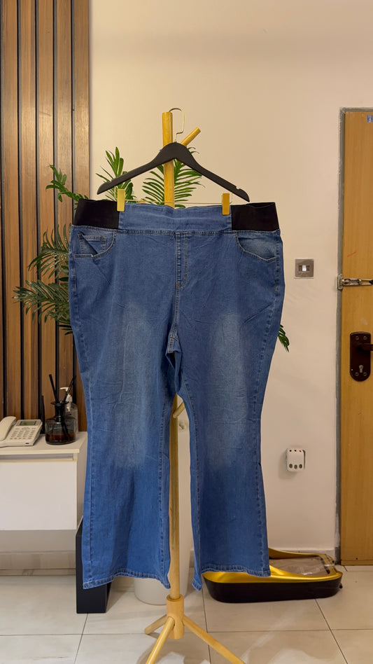 Blue Bootcut Jeans