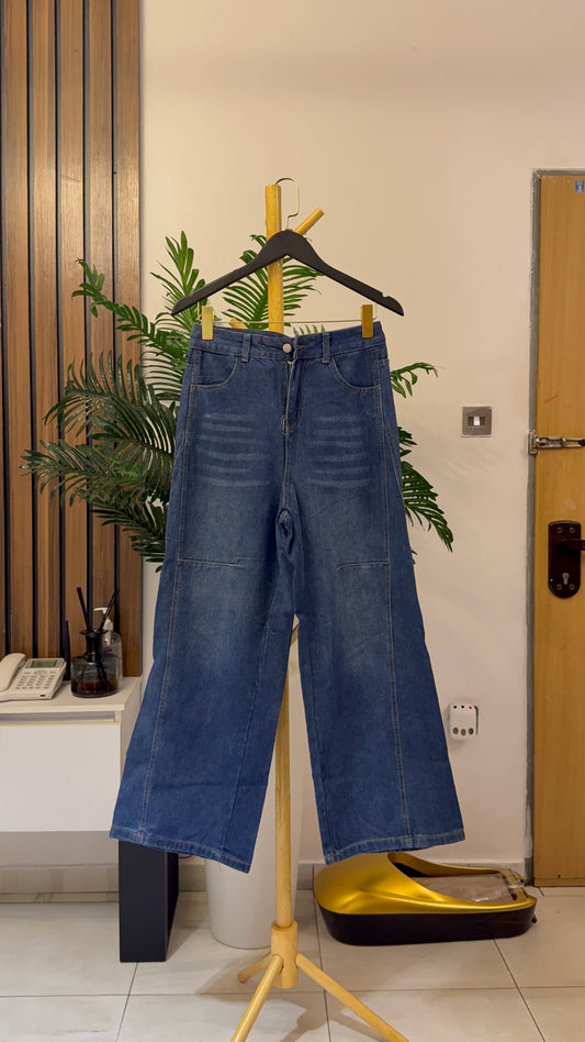 Blue Baggy Jeans
