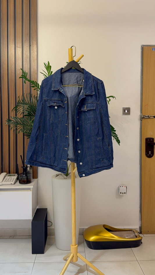 Blue Jean Poncho Jacket