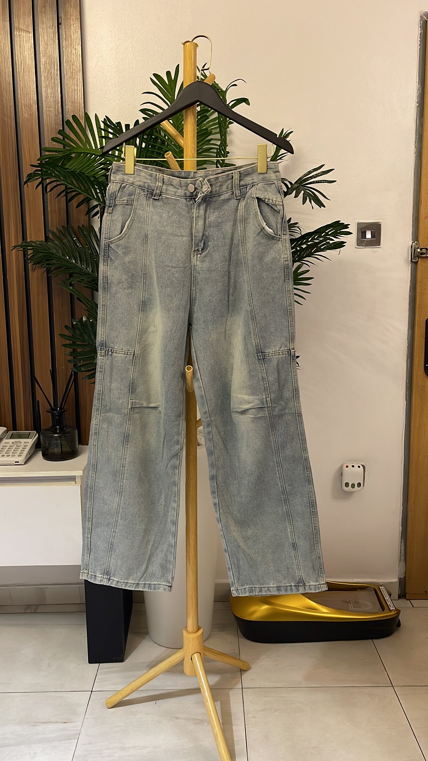 Blue Baggy Jeans