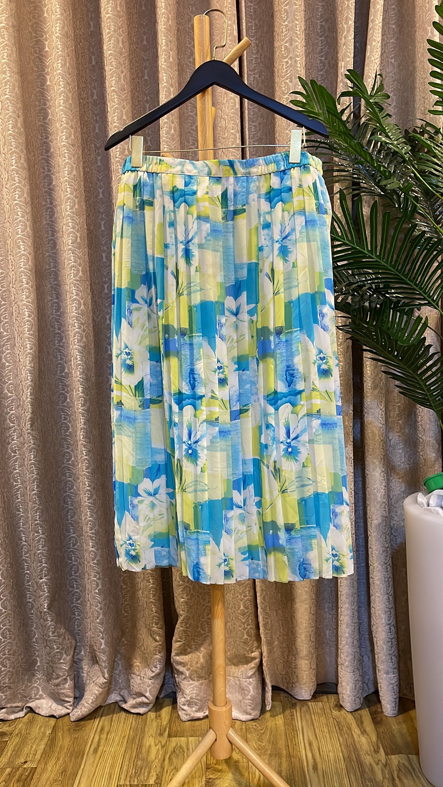 Blue and Yellow Skirt