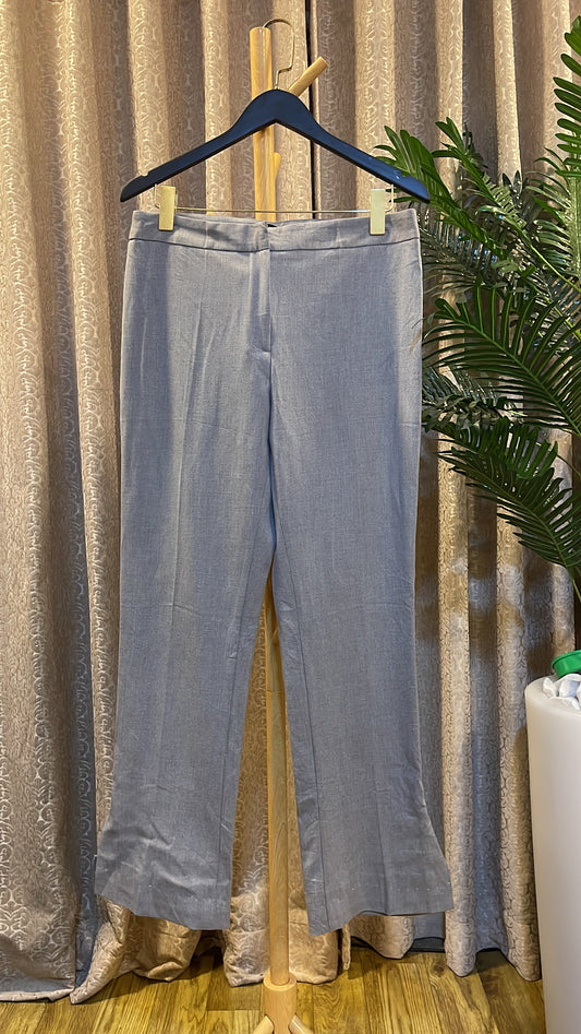 Gray Plain Trouser