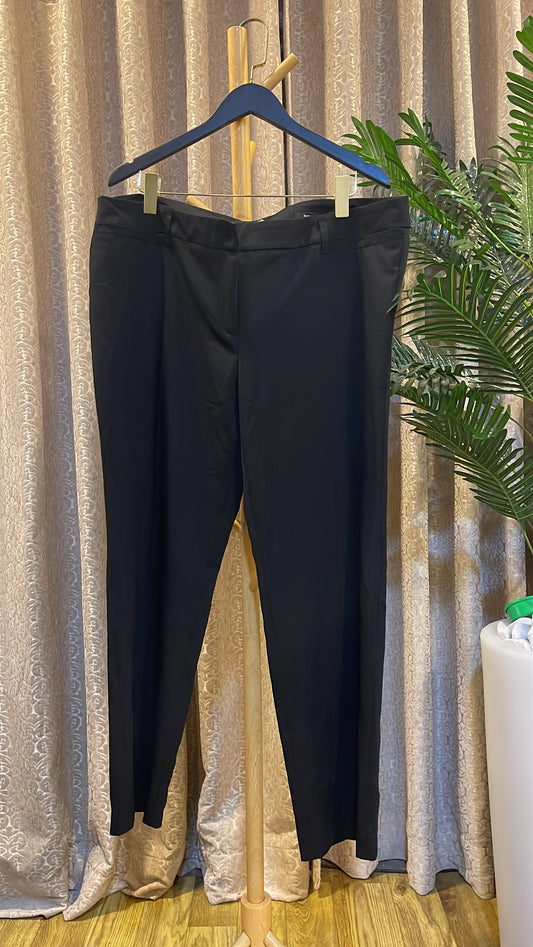 Black Plain Trouser