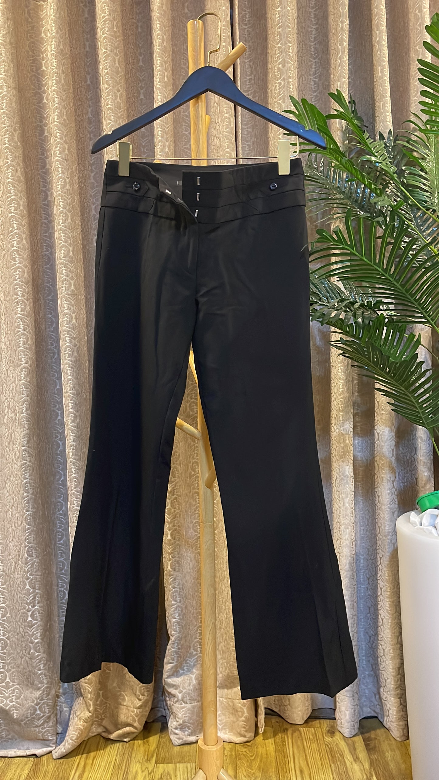 Black Plain Trouser