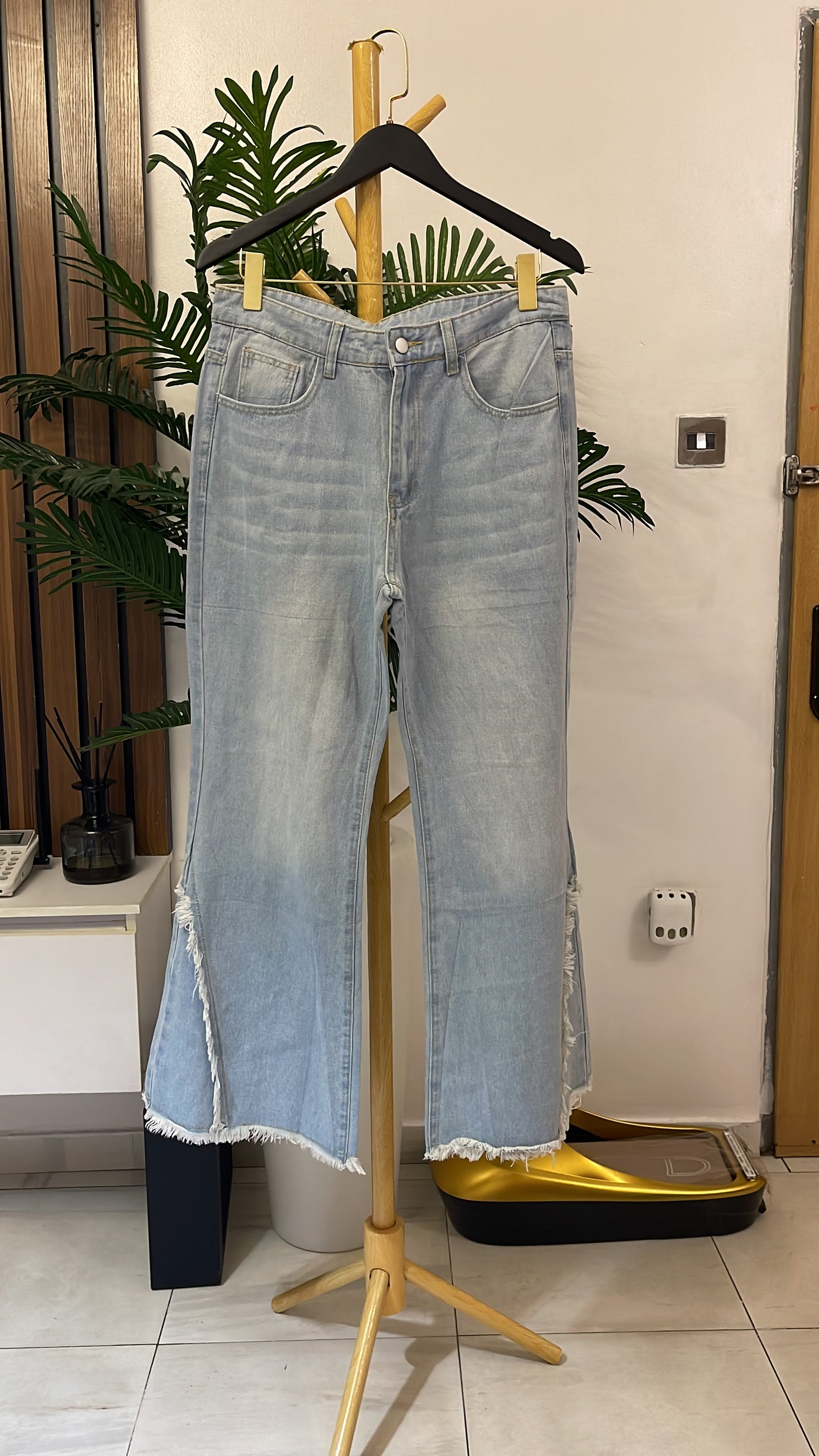 Blue Flare Jeans