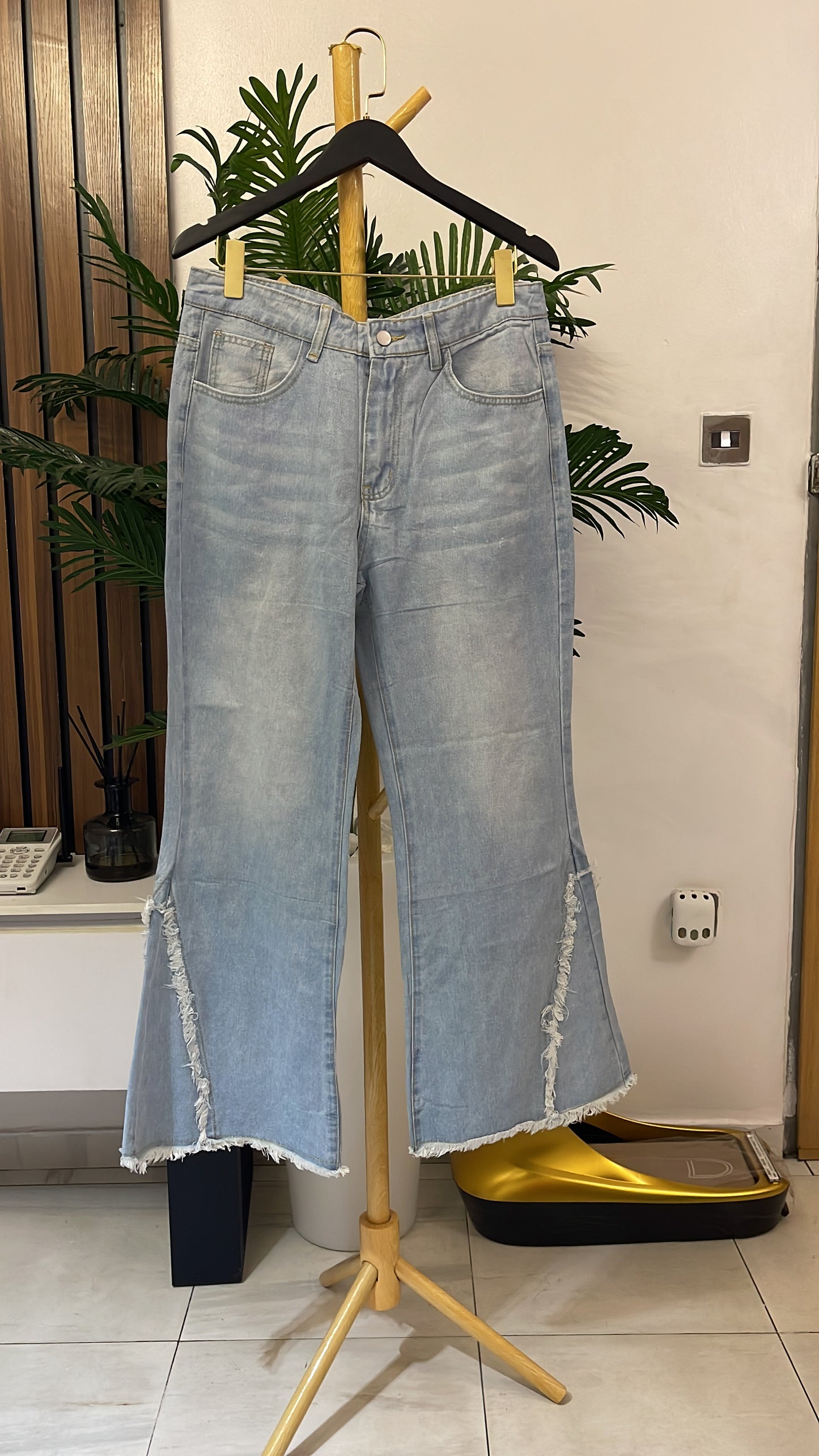 Blue Flare Jeans