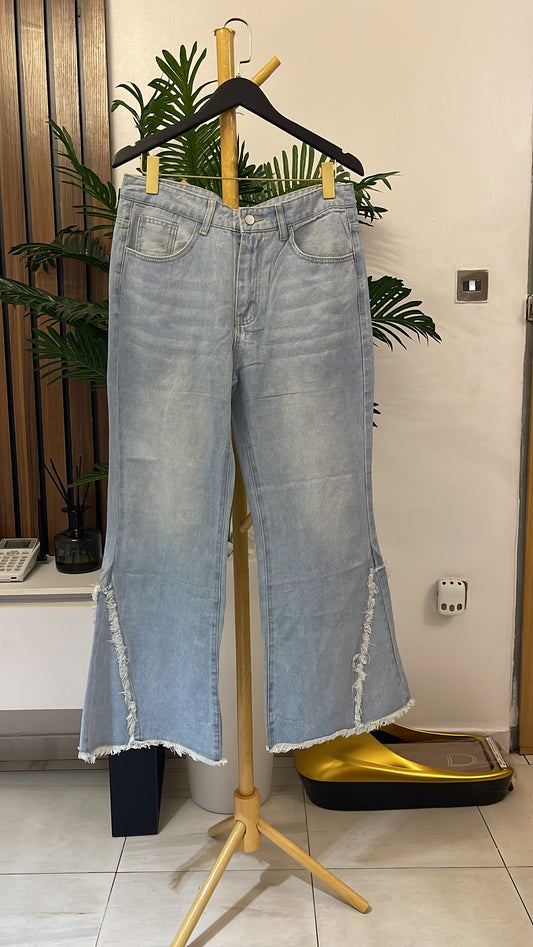 Blue Flare Jeans